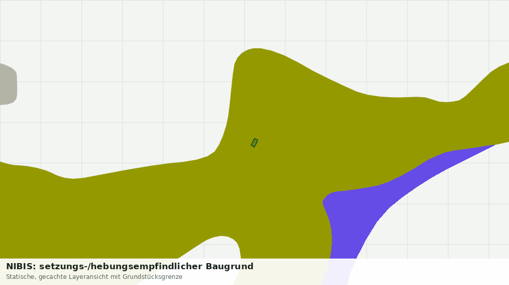 Statische Kartenansicht: NIBIS: setzungs-/hebungsempfindlicher Baugrund
