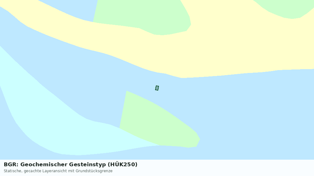 Statische Kartenansicht: BGR: Geochemischer Gesteinstyp (HÜK250)