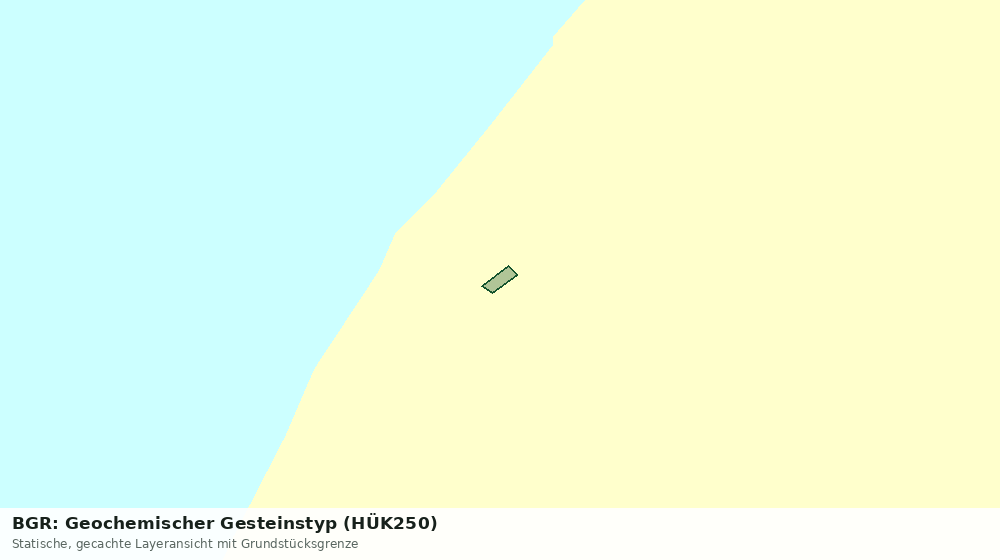 Statische Kartenansicht: BGR: Geochemischer Gesteinstyp (HÜK250)