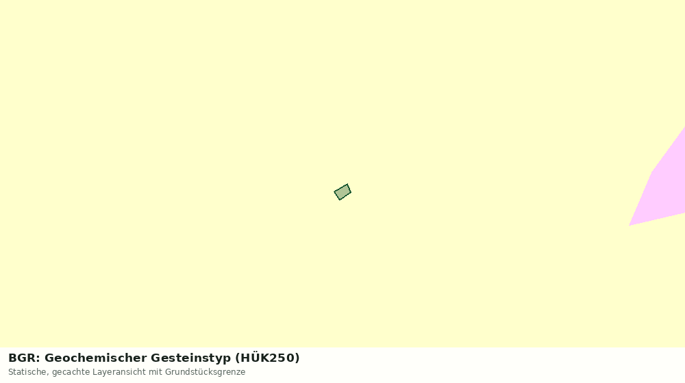 Statische Kartenansicht: BGR: Geochemischer Gesteinstyp (HÜK250)