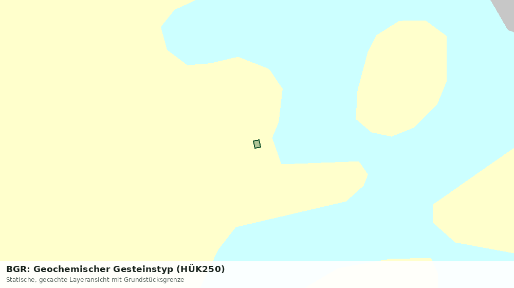 Statische Kartenansicht: BGR: Geochemischer Gesteinstyp (HÜK250)
