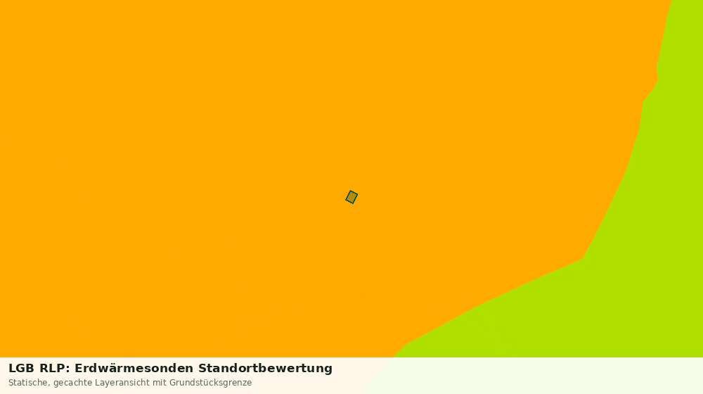 Statische Kartenansicht: LGB RLP: Erdwärmesonden Standortbewertung