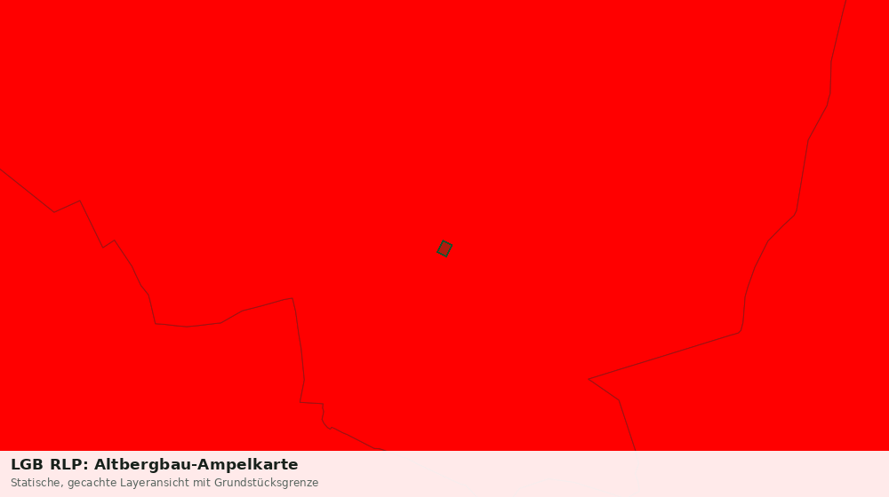 Statische Kartenansicht: LGB RLP: Altbergbau-Ampelkarte
