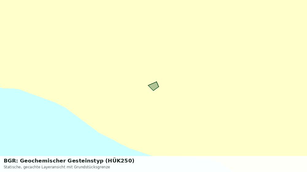 Statische Kartenansicht: BGR: Geochemischer Gesteinstyp (HÜK250)
