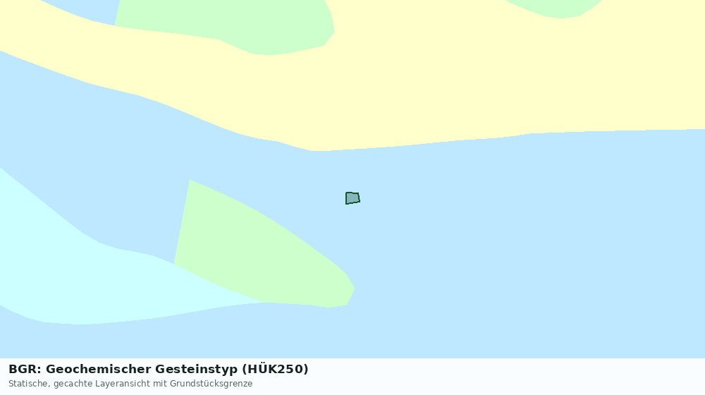 Statische Kartenansicht: BGR: Geochemischer Gesteinstyp (HÜK250)
