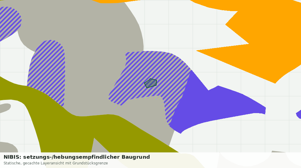 Statische Kartenansicht: NIBIS: setzungs-/hebungsempfindlicher Baugrund