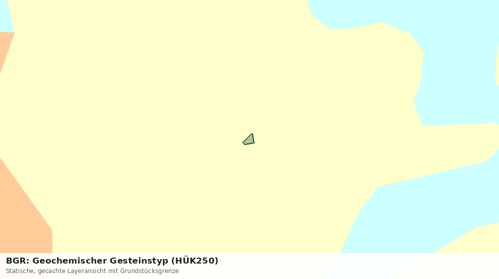 Statische Kartenansicht: BGR: Geochemischer Gesteinstyp (HÜK250)