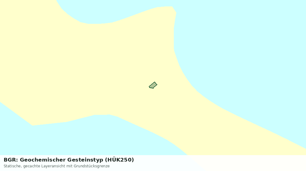 Statische Kartenansicht: BGR: Geochemischer Gesteinstyp (HÜK250)
