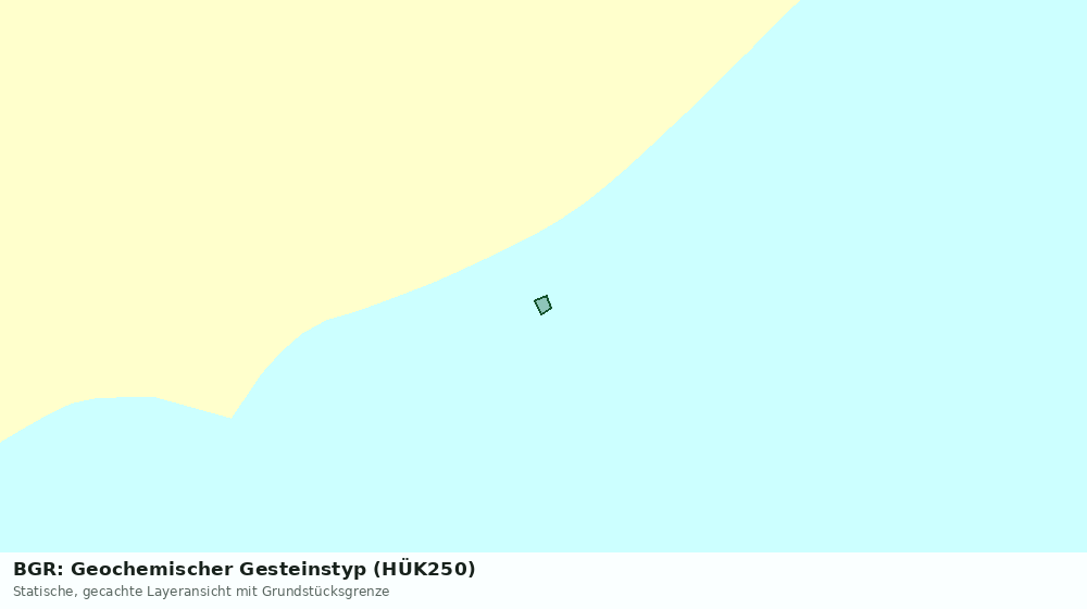 Statische Kartenansicht: BGR: Geochemischer Gesteinstyp (HÜK250)