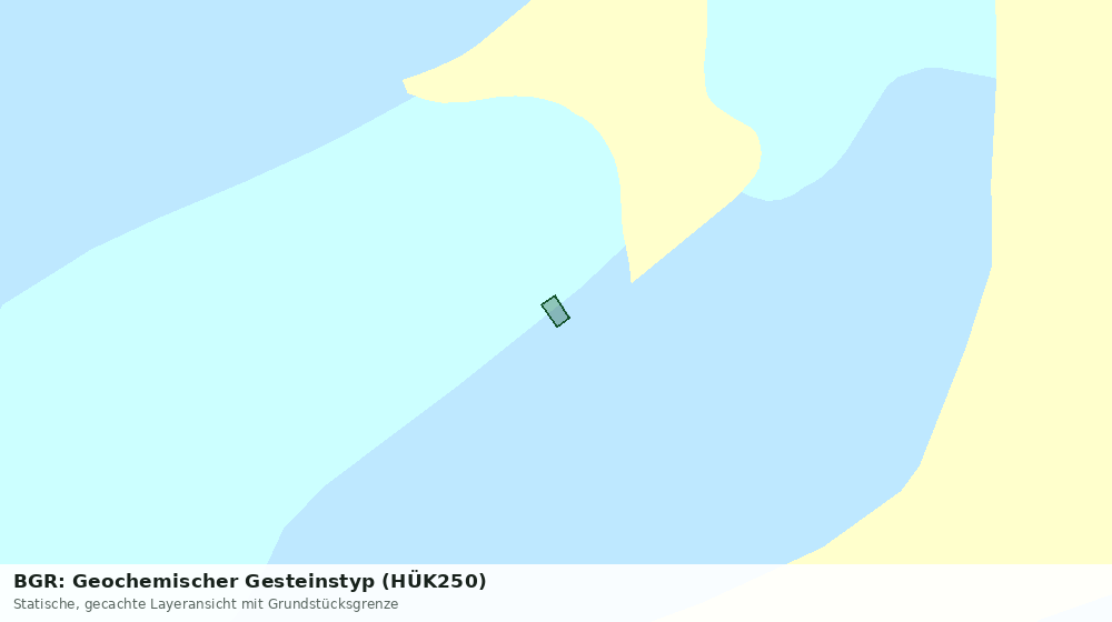 Statische Kartenansicht: BGR: Geochemischer Gesteinstyp (HÜK250)