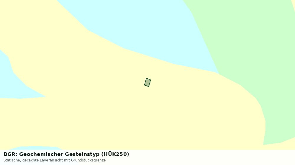 Statische Kartenansicht: BGR: Geochemischer Gesteinstyp (HÜK250)