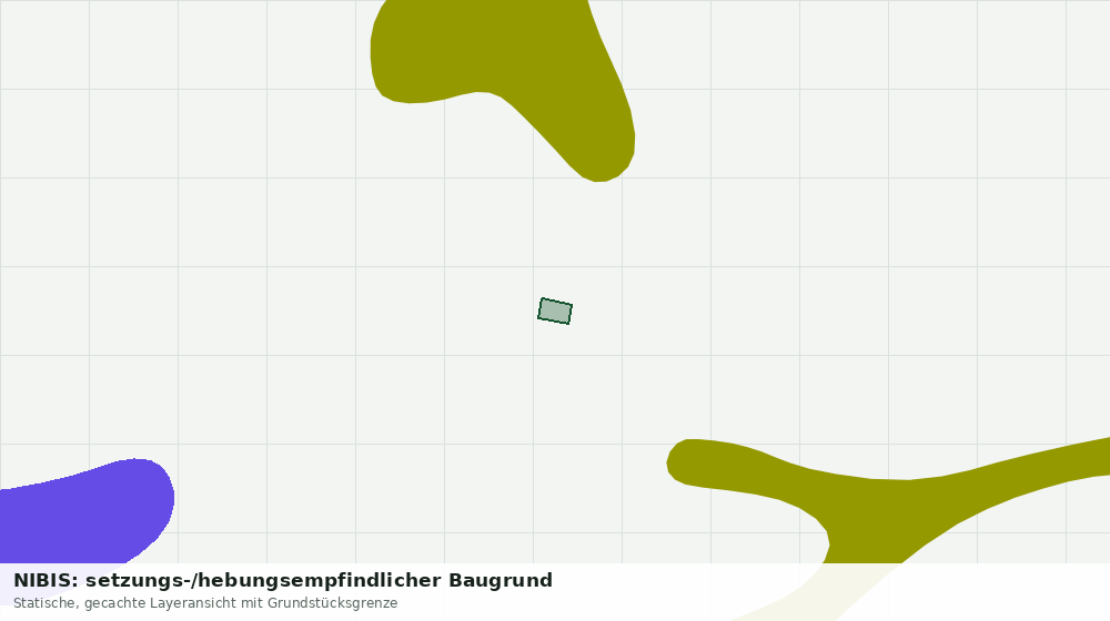 Statische Kartenansicht: NIBIS: setzungs-/hebungsempfindlicher Baugrund