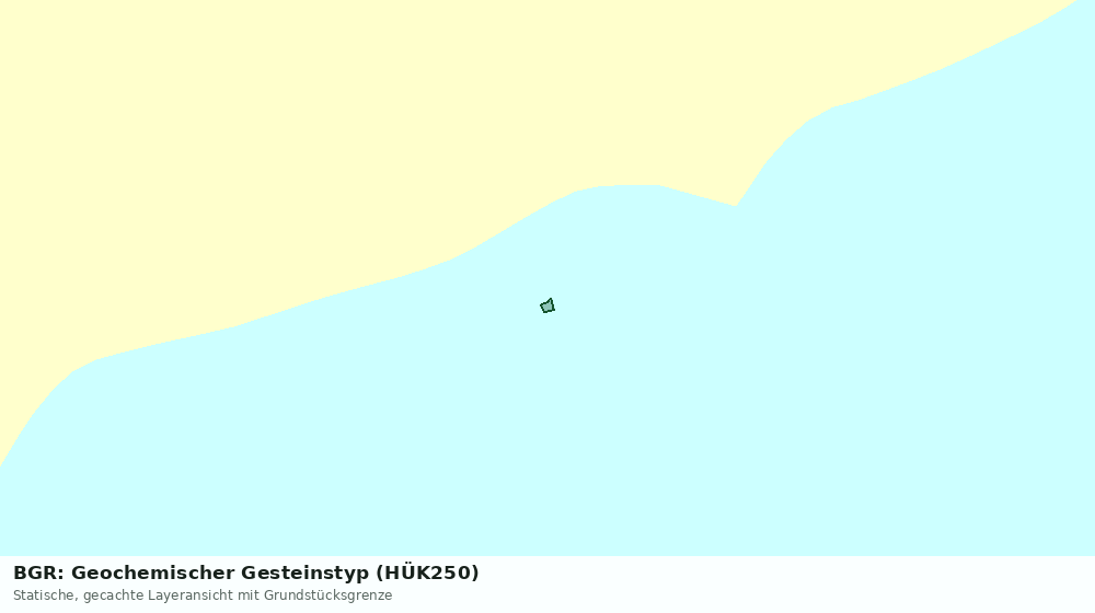Statische Kartenansicht: BGR: Geochemischer Gesteinstyp (HÜK250)