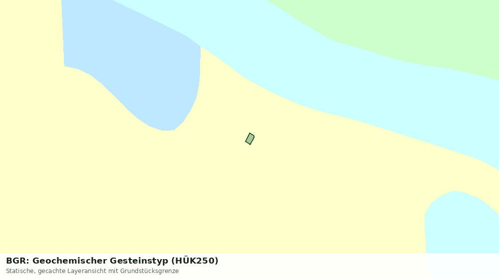 Statische Kartenansicht: BGR: Geochemischer Gesteinstyp (HÜK250)