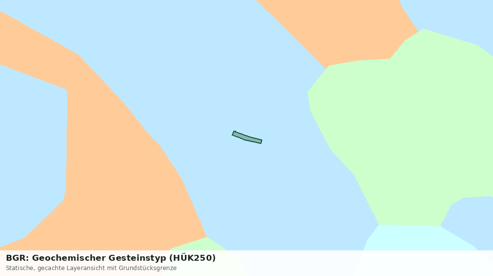 Statische Kartenansicht: BGR: Geochemischer Gesteinstyp (HÜK250)