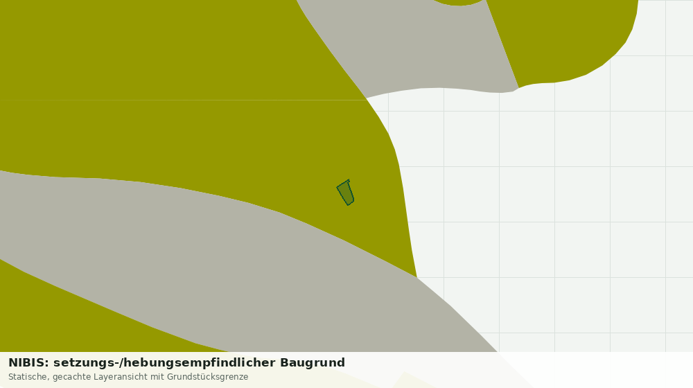 Statische Kartenansicht: NIBIS: setzungs-/hebungsempfindlicher Baugrund