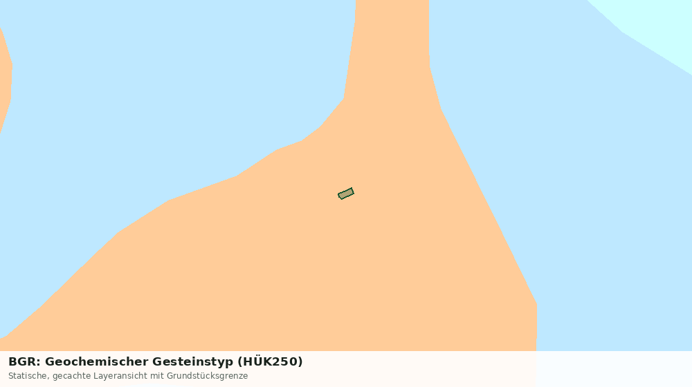 Statische Kartenansicht: BGR: Geochemischer Gesteinstyp (HÜK250)