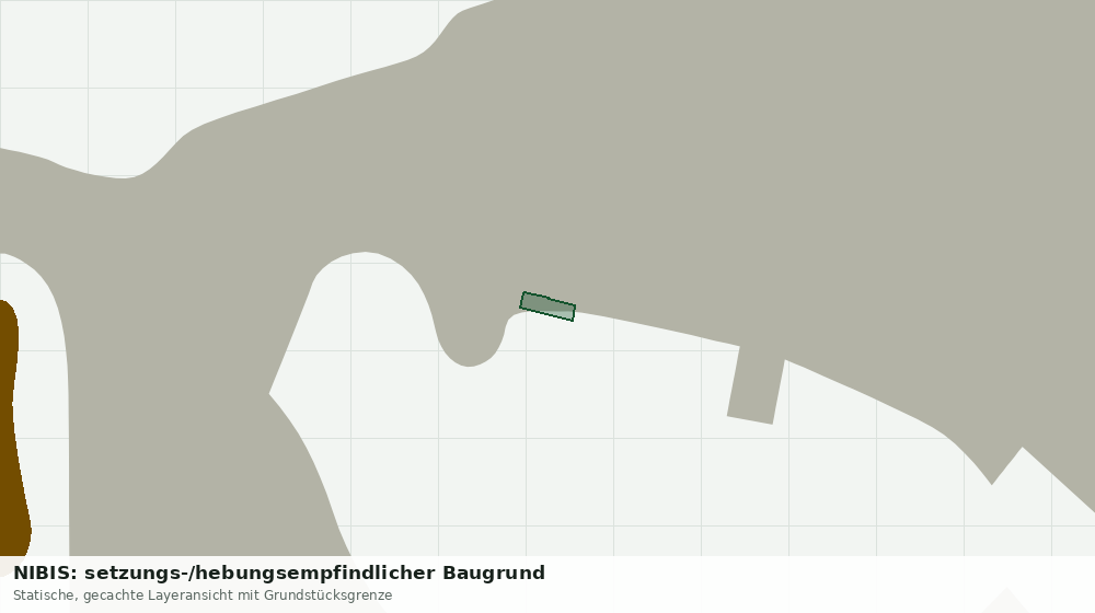 Statische Kartenansicht: NIBIS: setzungs-/hebungsempfindlicher Baugrund
