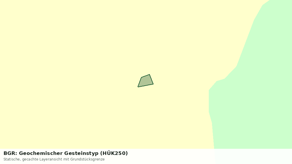 Statische Kartenansicht: BGR: Geochemischer Gesteinstyp (HÜK250)