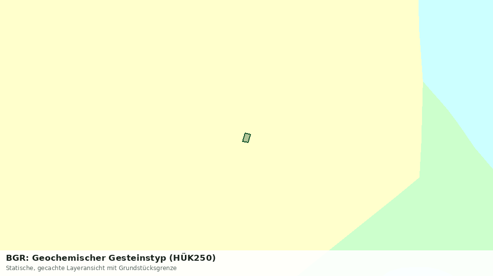 Statische Kartenansicht: BGR: Geochemischer Gesteinstyp (HÜK250)