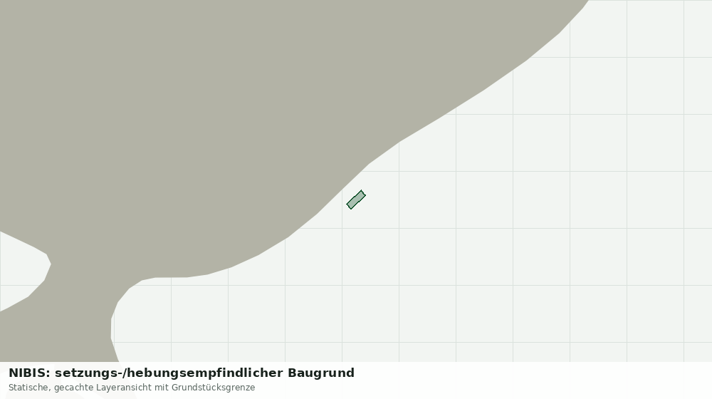 Statische Kartenansicht: NIBIS: setzungs-/hebungsempfindlicher Baugrund