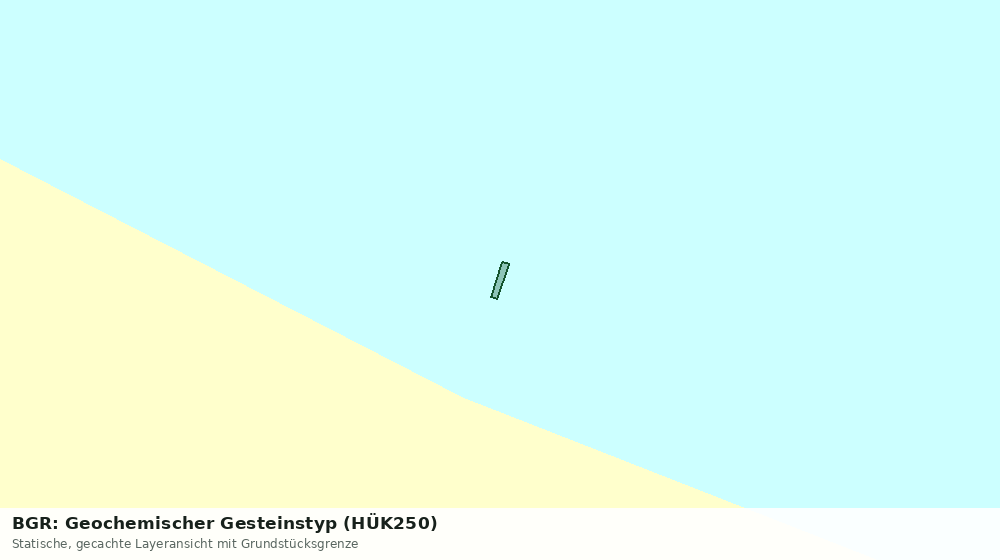 Statische Kartenansicht: BGR: Geochemischer Gesteinstyp (HÜK250)