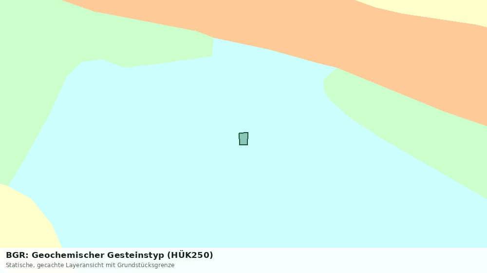 Statische Kartenansicht: BGR: Geochemischer Gesteinstyp (HÜK250)