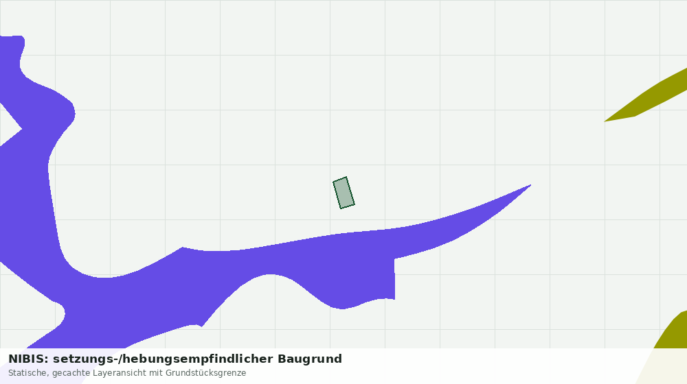 Statische Kartenansicht: NIBIS: setzungs-/hebungsempfindlicher Baugrund