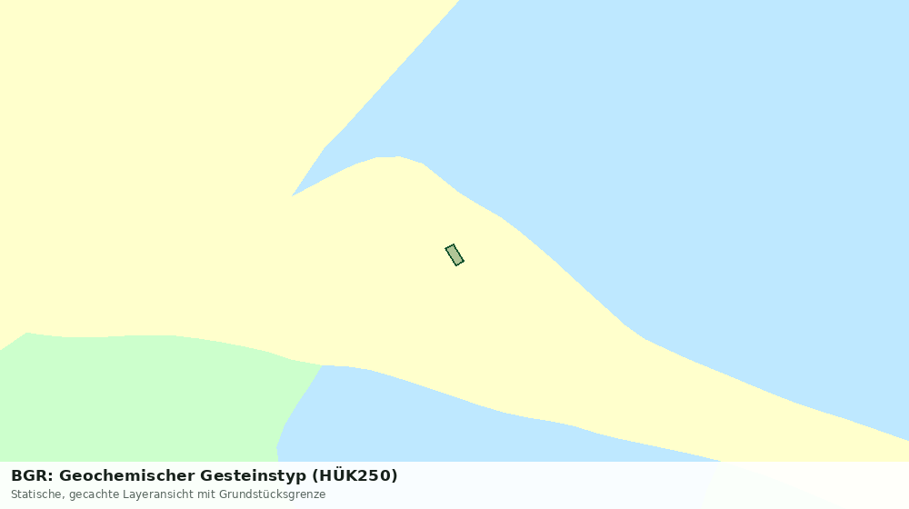 Statische Kartenansicht: BGR: Geochemischer Gesteinstyp (HÜK250)
