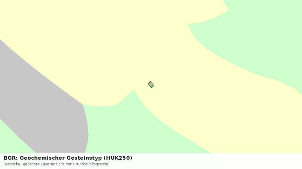 Statische Kartenansicht: BGR: Geochemischer Gesteinstyp (HÜK250)