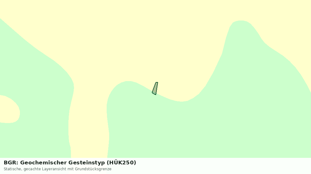 Statische Kartenansicht: BGR: Geochemischer Gesteinstyp (HÜK250)