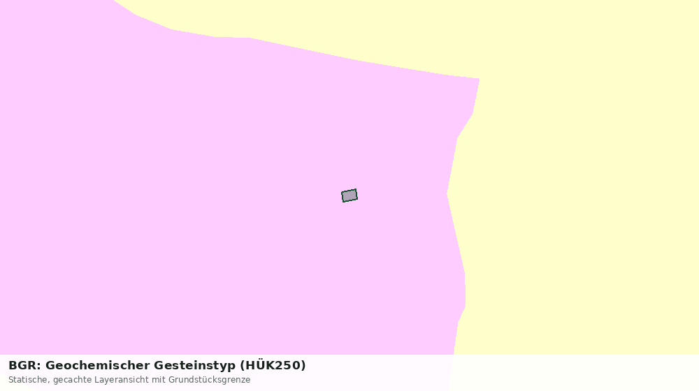 Statische Kartenansicht: BGR: Geochemischer Gesteinstyp (HÜK250)