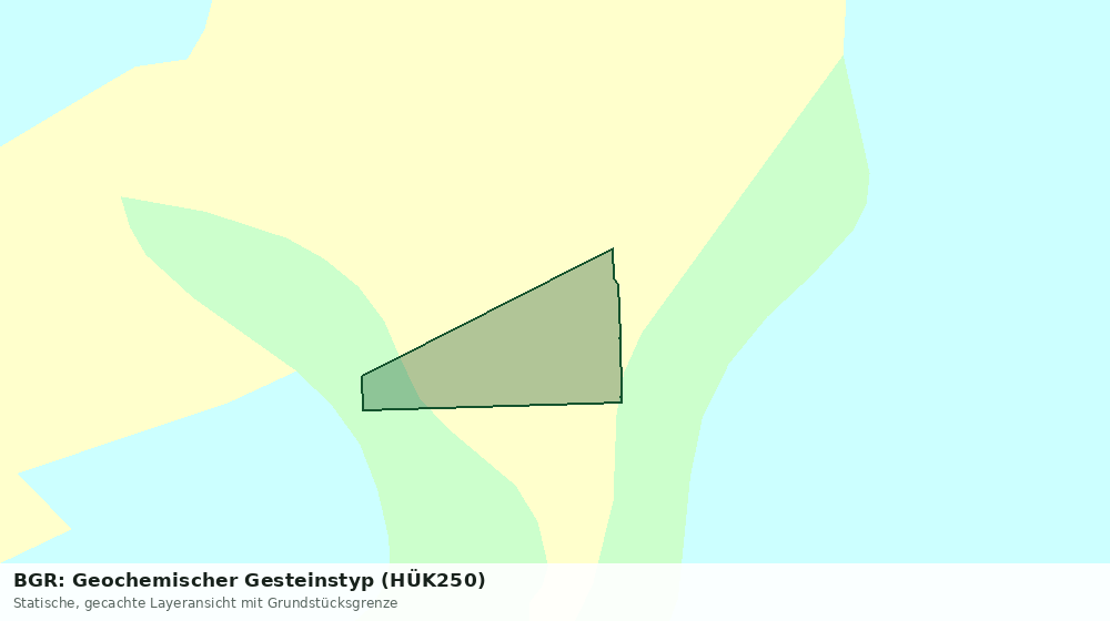 Statische Kartenansicht: BGR: Geochemischer Gesteinstyp (HÜK250)