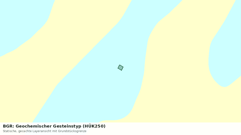 Statische Kartenansicht: BGR: Geochemischer Gesteinstyp (HÜK250)