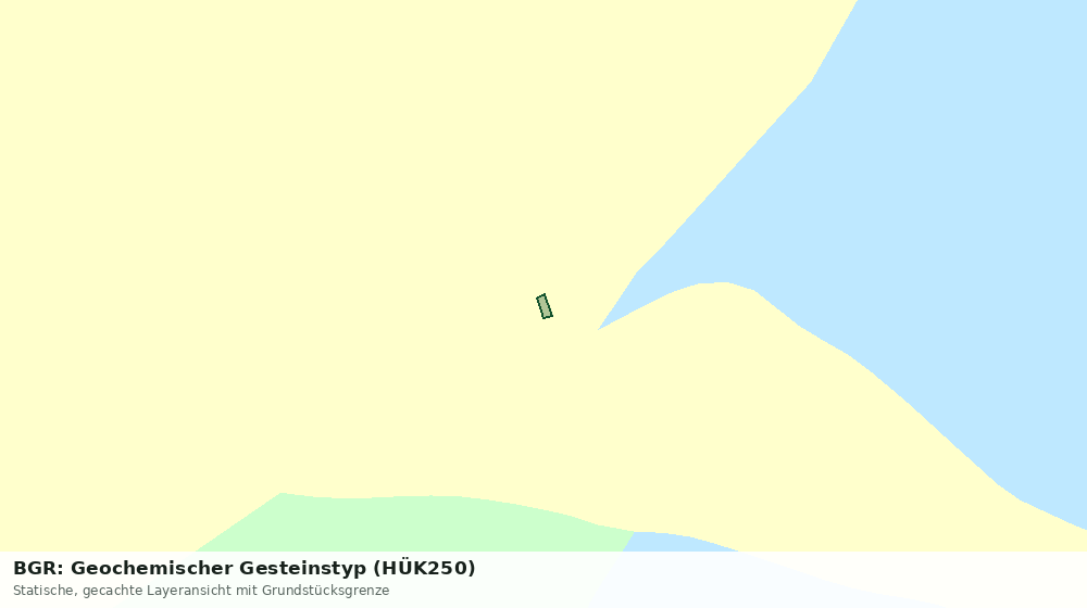 Statische Kartenansicht: BGR: Geochemischer Gesteinstyp (HÜK250)