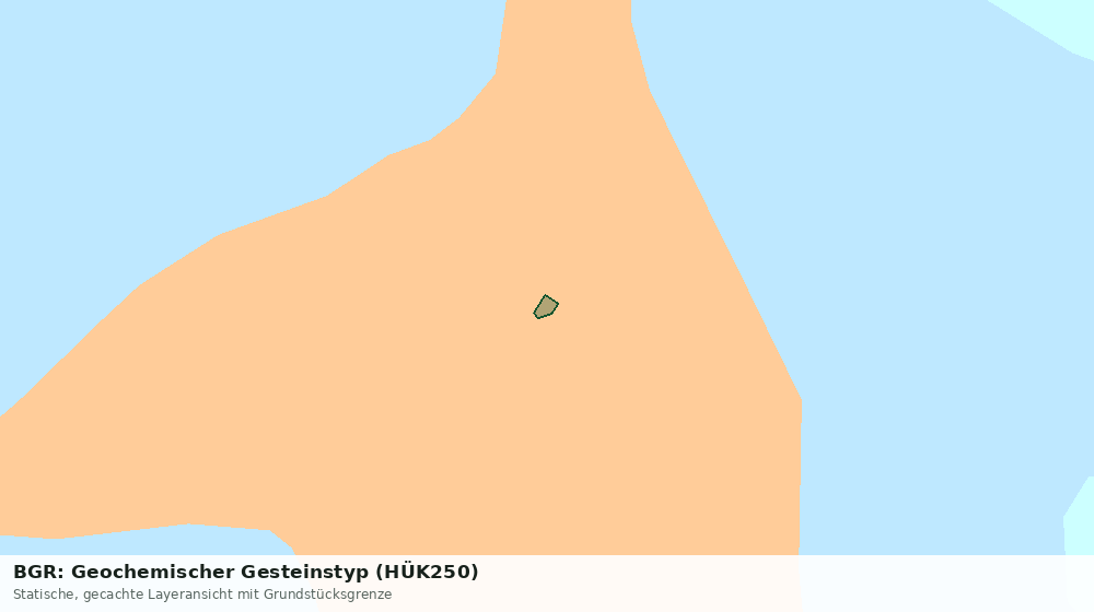 Statische Kartenansicht: BGR: Geochemischer Gesteinstyp (HÜK250)