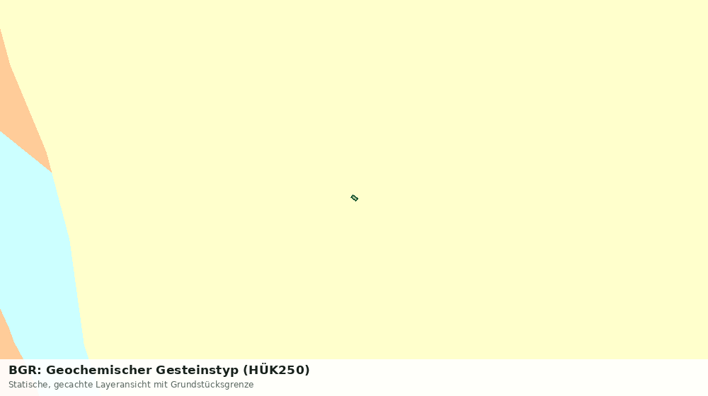 Statische Kartenansicht: BGR: Geochemischer Gesteinstyp (HÜK250)