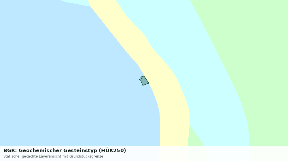 Statische Kartenansicht: BGR: Geochemischer Gesteinstyp (HÜK250)