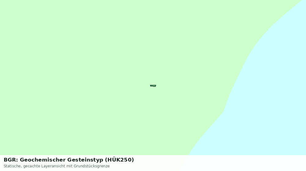 Statische Kartenansicht: BGR: Geochemischer Gesteinstyp (HÜK250)