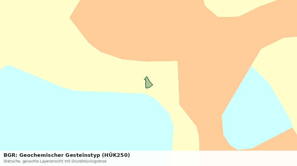 Statische Kartenansicht: BGR: Geochemischer Gesteinstyp (HÜK250)