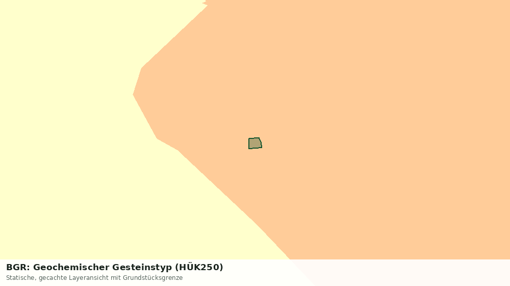 Statische Kartenansicht: BGR: Geochemischer Gesteinstyp (HÜK250)