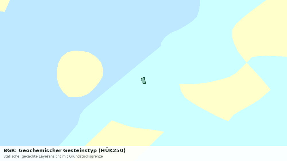 Statische Kartenansicht: BGR: Geochemischer Gesteinstyp (HÜK250)