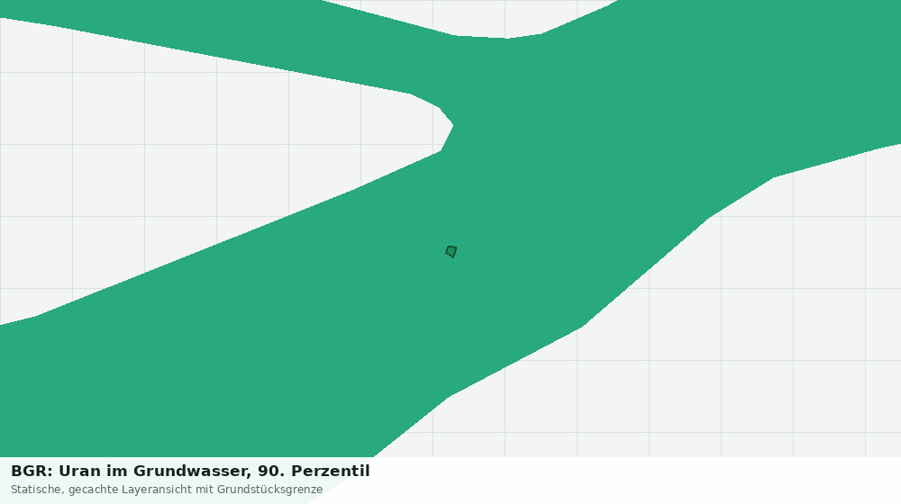 Statische Kartenansicht: BGR: Uran im Grundwasser, 90. Perzentil