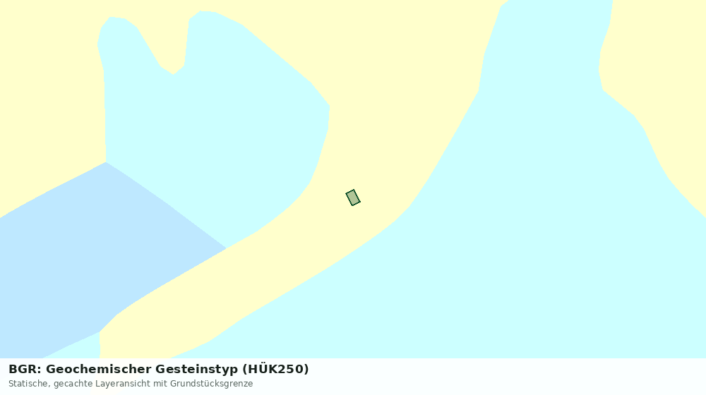 Statische Kartenansicht: BGR: Geochemischer Gesteinstyp (HÜK250)