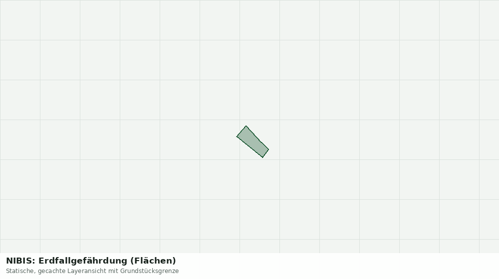 Statische Kartenansicht: NIBIS: Erdfallgefährdung (Flächen)