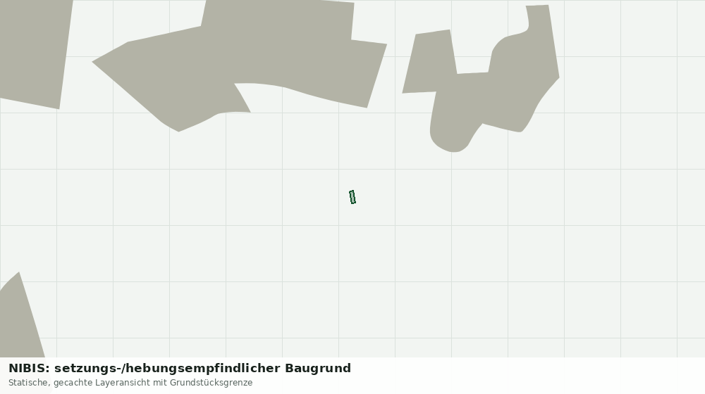 Statische Kartenansicht: NIBIS: setzungs-/hebungsempfindlicher Baugrund