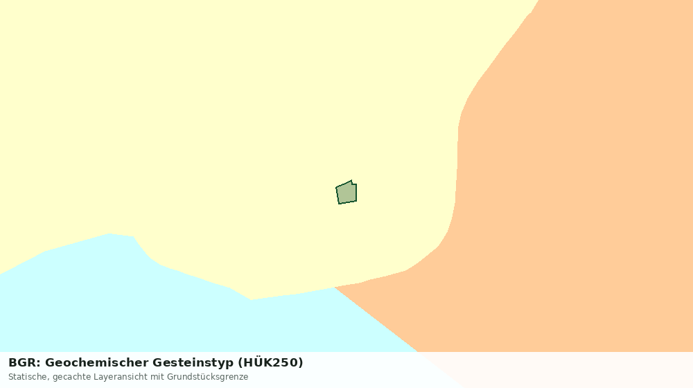 Statische Kartenansicht: BGR: Geochemischer Gesteinstyp (HÜK250)