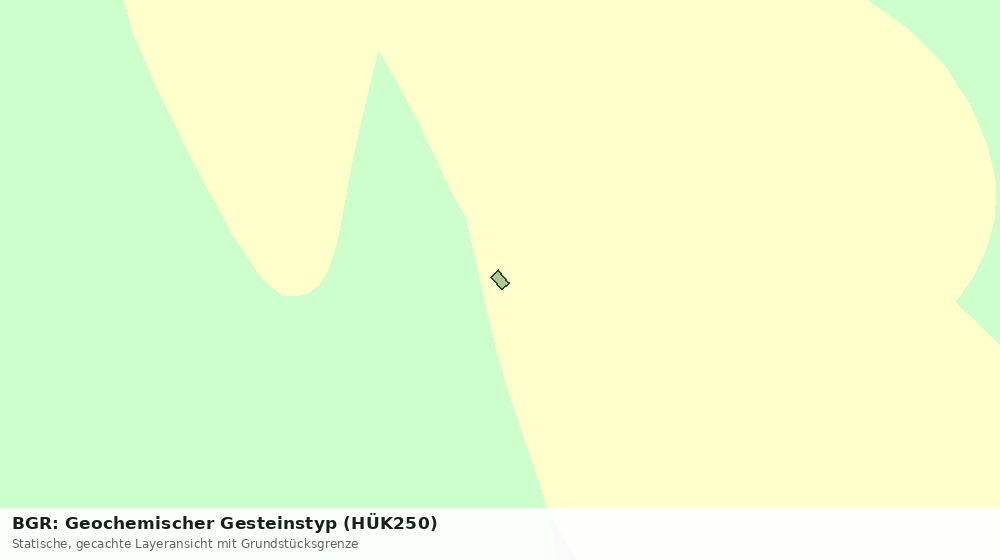 Statische Kartenansicht: BGR: Geochemischer Gesteinstyp (HÜK250)