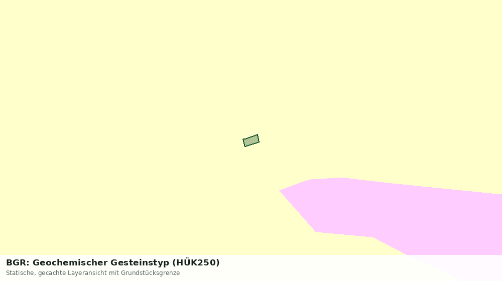 Statische Kartenansicht: BGR: Geochemischer Gesteinstyp (HÜK250)