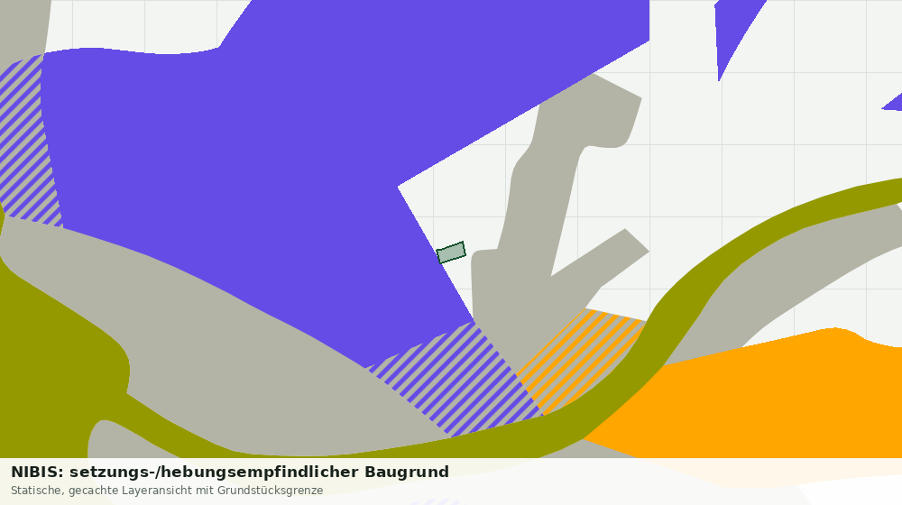 Statische Kartenansicht: NIBIS: setzungs-/hebungsempfindlicher Baugrund